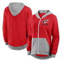 【送料無料】 アンブランデッド レディース Tシャツ トップス Women's Red Carolina Hurricanes Hit It French Te...