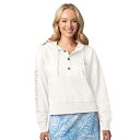 【送料無料】 マルガリータビル レディース Tシャツ トップス Women's Margaritaville White Green Bay Packers Island Dream Solid Pullover Hoodie Pkr White