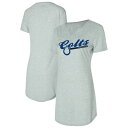 【送料無料】 アンブランデッド レディース ナイトウェア アンダーウェア Women's Concepts Sport Gray Indianapolis Colts Petition Knit Nightshirt Clt Grey(4)