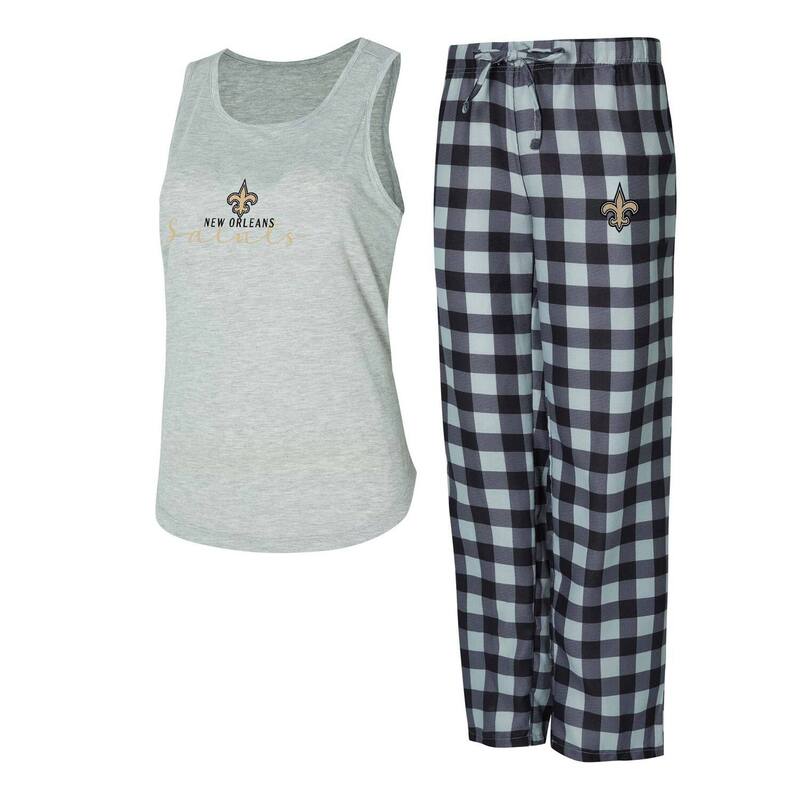 ReVida ŷԾŹ㤨֥֥ǥå ǥ  ʥȥ ѥ Unbranded Women's Conceptsport Gray/Black New Orleansaints Petition Tank Top and Pantsleep Set Snt Grey 졼פβǤʤ18,980ߤˤʤޤ