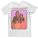 【送料無料】 ライセンス キャラクター メンズ Tシャツ トップス Men's Star Wars Family Frame Retro Photo Graphic Tee White