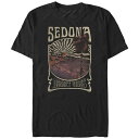 【送料無料】 アンブランデッド メンズ Tシャツ トップス Big & Tall Sedona Desert Vibes Graphic Tee Black
