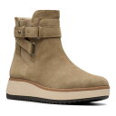 【送料無料】 クラークス レディース ブーツ・レインブーツ シューズ Clarks Zylah Faye Women's Suede Ankle Boots D...