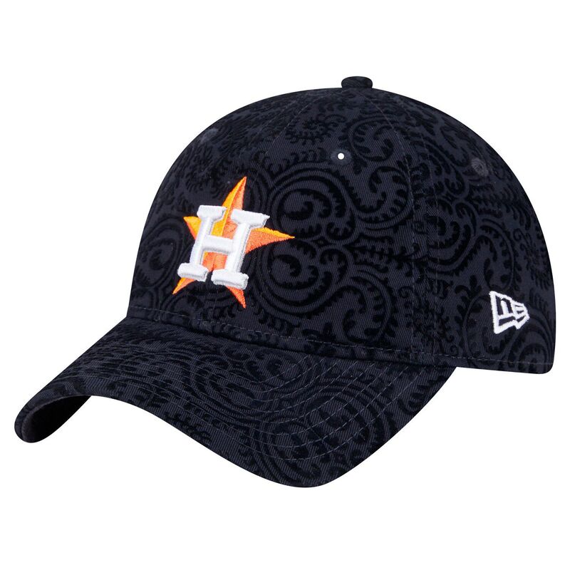 【送料無料】 ニューエラ レディース 帽子 アクセサリー Women's New Era Navy Houston Astros Flair 9TWENTY Adjustable Hat Ast Navy