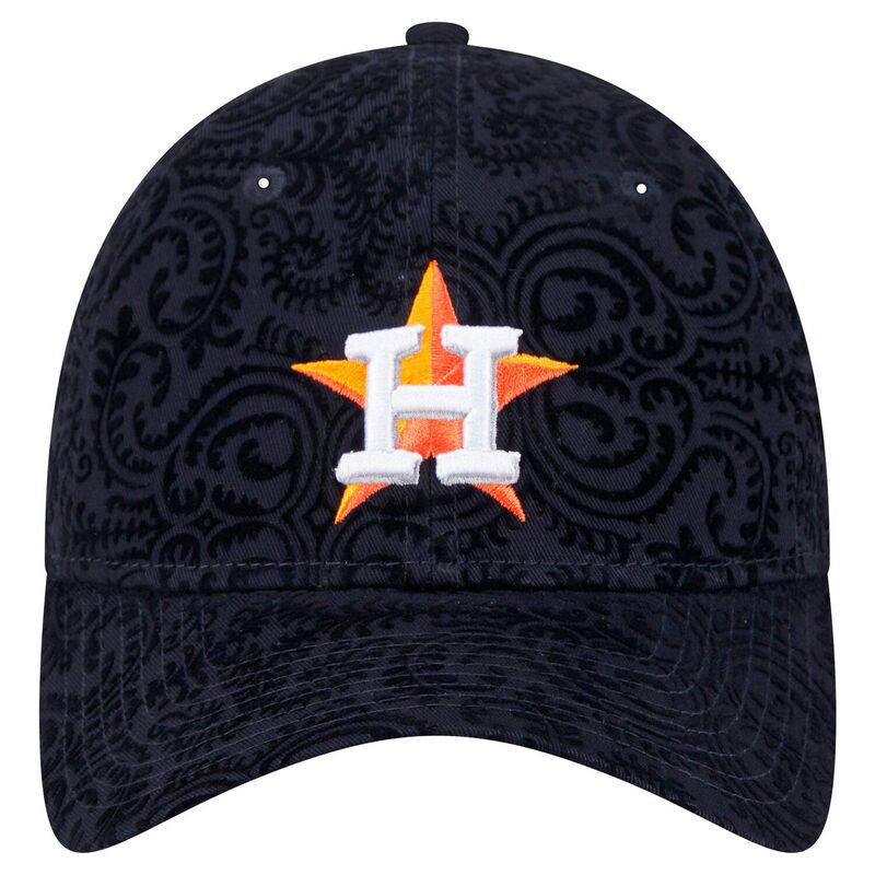 【送料無料】 ニューエラ レディース 帽子 アクセサリー Women's New Era Navy Houston Astros Flair 9TWENTY Adjustable Hat Ast Navy