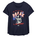 【送料無料】 ライセンス キャラクター レディース Tシャツ トップス Plus Size Beetlejuice 2 Astrid Can You Stop ...