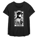 【送料無料】 ライセンス キャラクター レディース Tシャツ トップス Plus Size Beetlejuice 2 Astrid Card Flowy Gr...