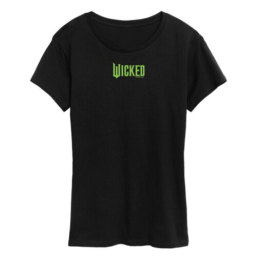 【送料無料】 ライセンス キャラクター レディース Tシャツ トップス Women's Wicked Logo Graphic Tee Black 【送料無料】 ライセンス キャラクター レディース Tシャツ トップス Women's Wicked Logo Graphic Tee Black