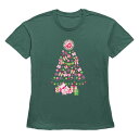 【送料無料】 ライセンス キャラクター レディース Tシャツ トップス Women's Strawberry Shortcake Berry Christmas Tree Graphic Tee Pine