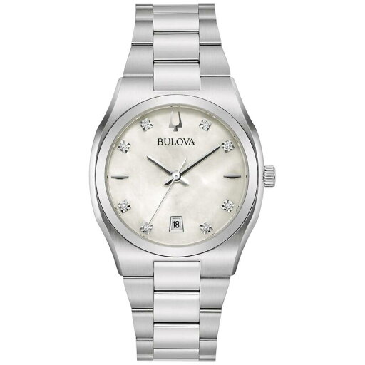 【送料無料】 ブロバ レディース 腕時計 アクセサリー Bulova Women's Surveyor Stainless Steel Diamond Accent Dial Bracelet Watch Silver 【送料無料】 ブロバ レディース 腕時計 アクセサリー Bulova Women's Surveyor Stainless Steel Diamond Accent Dial Bracelet Watch Silver
