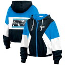 【送料無料】 ウェア バイ エリン アンドルーズ レディース ジャケット・ブルゾン アウター Women's WEAR by Erin Andrews Black Carolina Panthers Color Block Full-Zip Windbreaker Jacket Pth Black