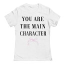【送料無料】 アンブランデッド レディース Tシャツ トップス Junior's Grayson Supply You Are The Main Character Graphic Tee White(4)