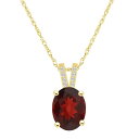 【送料無料】 Alyson Layne レディース ネックレス・チョーカー・ペンダントトップ アクセサリー Alyson Layne 10k Gold Oval...