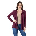 【送料無料】 24セブンコンフォート レディース ニット・セーター アウター Women's 24Seven Comfort Apparel Open Fron...