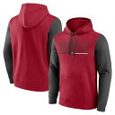【送料無料】 ファナティクス メンズ Tシャツ トップス Men's Fanatics Red/Pewter Tampa Bay Buccaneers Outline Pullover Hoodie Buc Red(4)