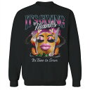 【送料無料】 ライセンス キャラクター メンズ Tシャツ トップス Men's COLAB89 Its Giving Thanks Thanksgiving Graphic Sweatshirt Black(4)