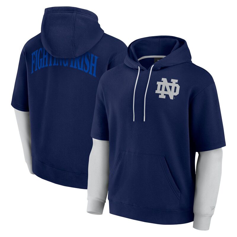 ̵ եʥƥ  T ȥåץ Men's Fanatics Navy Notre Dame Fighting I...