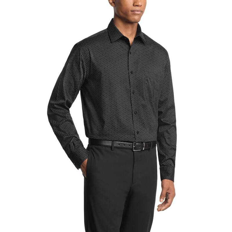 ̵ ϥ  T ȥåץ Men's Van Heusen Slim-Fit Ultra Wrinkle F...
