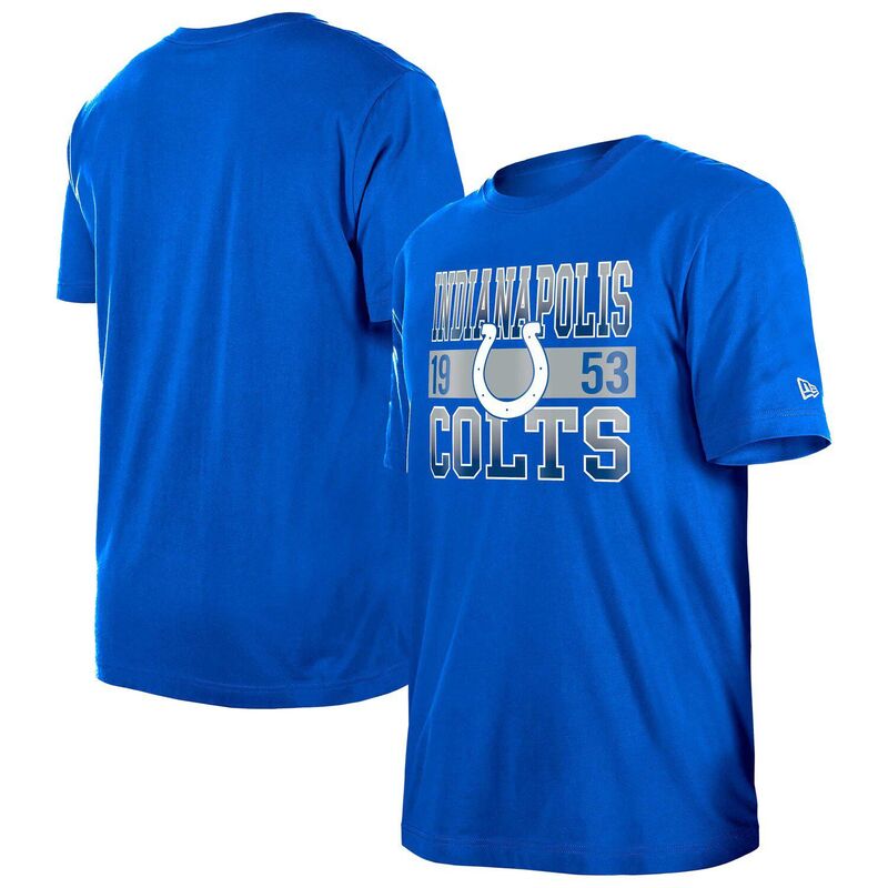 【送料無料】 ニューエラ メンズ Tシャツ トップス Men's New Era Royal Indianapolis Colts City Team T-Shirt Clt Blue