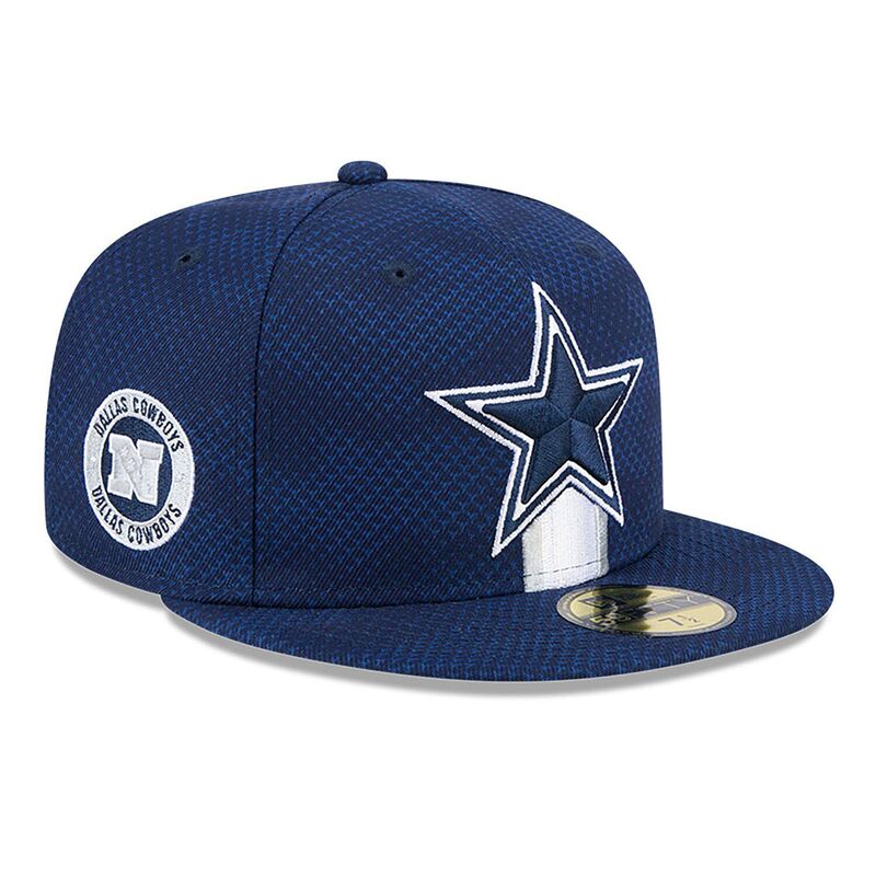 【送料無料】 ニューエラ メンズ 帽子 アクセサリー Men's New Era Navy Dallas Cowboys 2024 Sideline 59FIFTY Fitted Hat Cow Navy