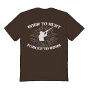 【送料無料】 ライセンス キャラクター メンズ Tシャツ トップス Men's Duke & Sons Born To Hunt Graphic Tee Dark Chocolate