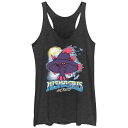 【送料無料】 ライセンス キャラクター レディース Tシャツ トップス Juniors' Pokemon Ghostly Mismagius Racerback Tank Top Black Heather