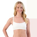 【送料無料】 エスオー レディース ブラジャー アンダーウェア Juniors' SO 2-pk. Scoopneck Bralette Set White And Pink(4)