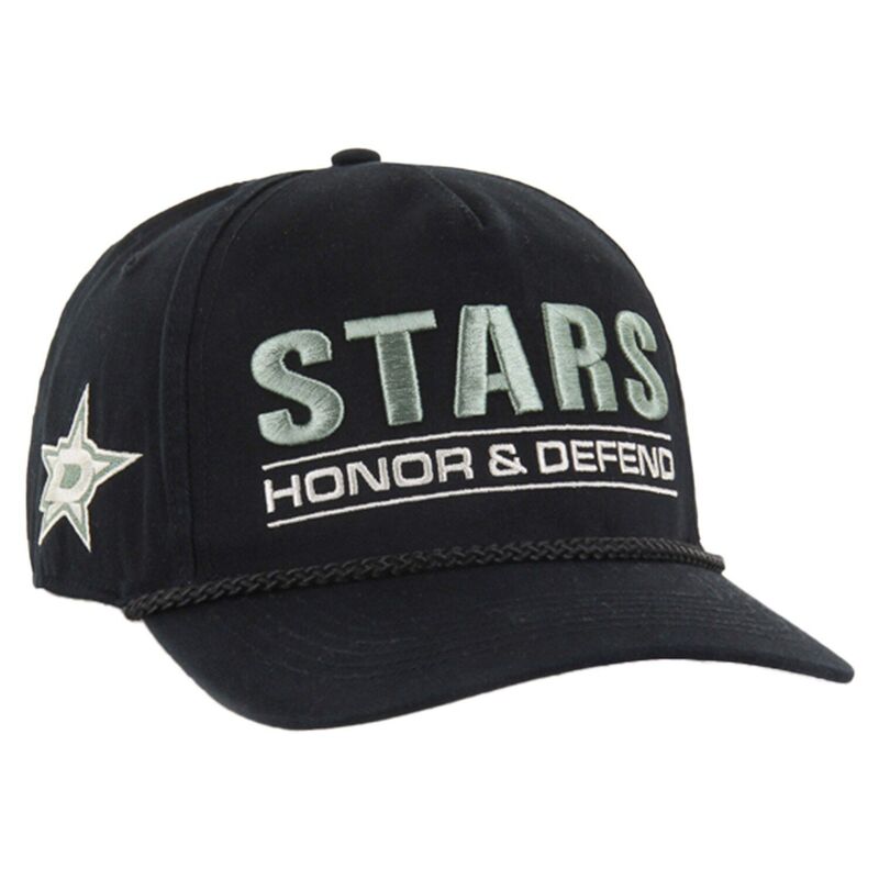 【送料無料】 フォーティセブンブランド メンズ 帽子 アクセサリー Men's '47 Black Dallas Stars OHT Military Appreciation Homeland Honor and Defend Hitch Adjustable Hat Str Black