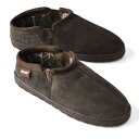 【送料無料】 ムクルクス メンズ サンダル シューズ MUK LUKS Leather Berber Fleece Men's Slippers Chocolate