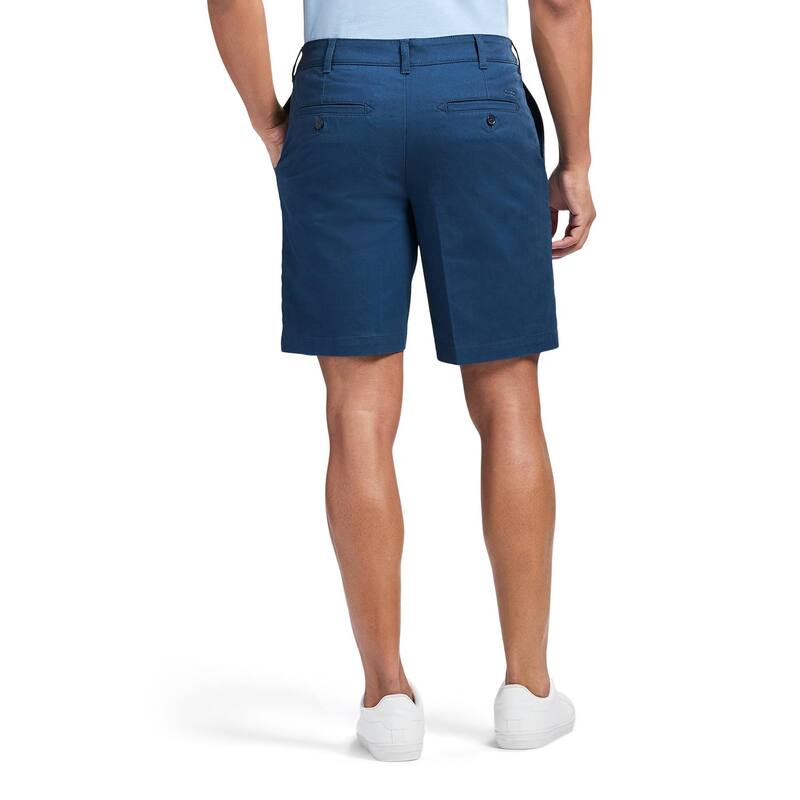 【送料無料】 アイゾッド メンズ ハーフパンツ・ショーツ ボトムス Men's IZOD Saltwater Flat Front Chino Shorts Silver Birch