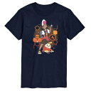 【送料無料】 ライセンス キャラクター メンズ Tシャツ トップス Men's Pokemon Roy and Fuecoco Graphic Tee Navy