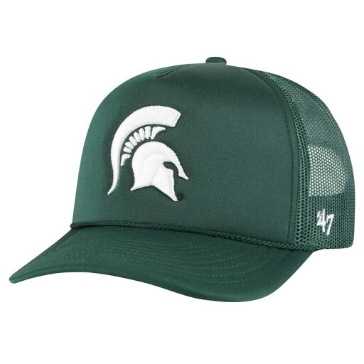 【送料無料】 フォーティセブンブランド メンズ 帽子 アクセサリー Men's '47 Green Michigan State Spartans Foam Front Mesh Trucker Snapback Hat Msu Green 【送料無料】 フォーティセブンブランド メンズ 帽子 アクセサリー Men's '47 Green Michigan State Spartans Foam Front Mesh Trucker Snapback Hat Msu Green