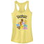 【送料無料】 ライセンス キャラクター レディース Tシャツ トップス Juniors' Pokemon Team Gotta Catch 'Em All Racerback Tank Top Banana 9,480円