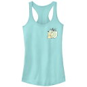 【送料無料】 ライセンス キャラクター レディース Tシャツ トップス Juniors' Pokemon Pikachu Apple Racerback Tank Top Cancun