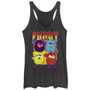 【送料無料】 ライセンス キャラクター レディース Tシャツ トップス Juniors' Furby World Tour '98 Racerback Tank...
