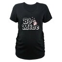 【送料無料】 スター ウォーズ レディース Tシャツ トップス Maternity Star Wars BB-8 Bb Mine Graphic Tee Black