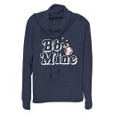 【送料無料】 スター ウォーズ レディース Tシャツ トップス Plus Size Star Wars BB-8 Bb Mine Cowlneck Graphic Lightweight Long Sleeve Navy