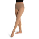 【送料無料】 カペジオ レディース 靴下 アンダーウェア Footless Tight w Self Knit Waist Band Caramel