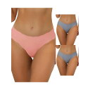【送料無料】 アレグラ ケー レディース パンツ アンダーウェア 3 Packs Traceless Panties For Women No Show Str...