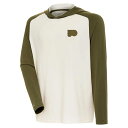 【送料無料】 アンティグア メンズ Tシャツ トップス Men's Antigua Cream Philadelphia Flyers Intrepid Sand Long Sleeve Hoodie T-Shirt Fly Beige