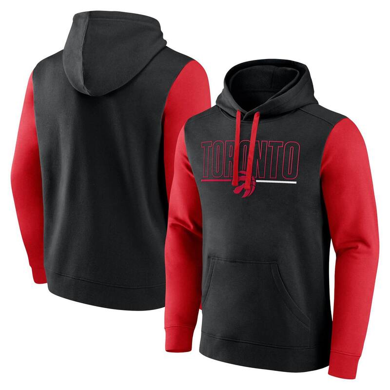 ̵ ֥ǥå  T ȥåץ Men's Black Toronto Raptors Outline Colo...