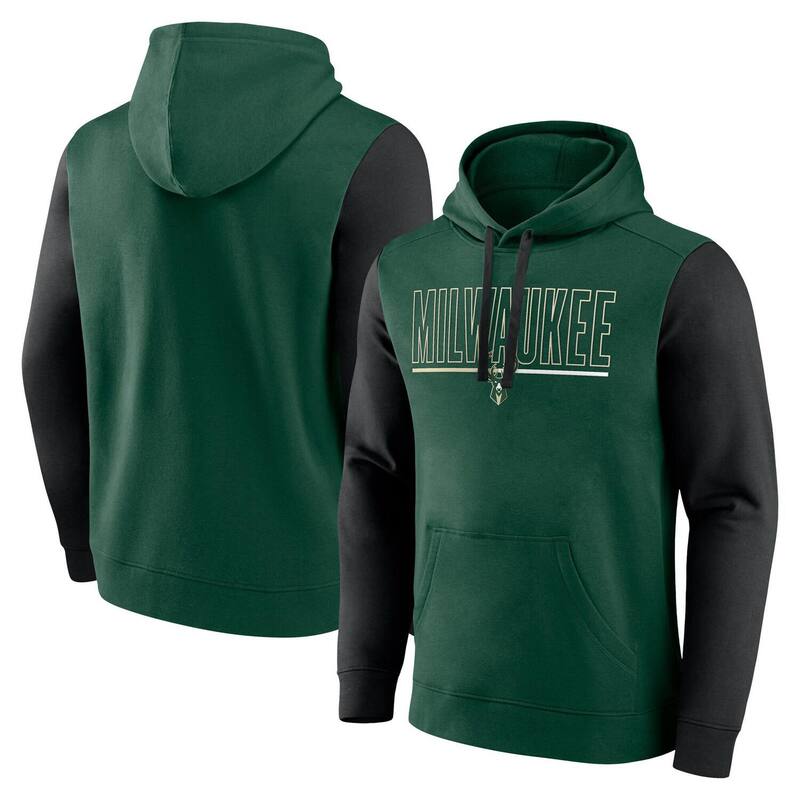 ̵ ֥ǥå  T ȥåץ Men's Hunter Green Milwaukee Bucks Outli...