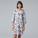 【送料無料】 ヴェラウォン レディース ナイトウェア アンダーウェア Women's Simply Vera Vera Wang 3/4 Sleeve Crew...