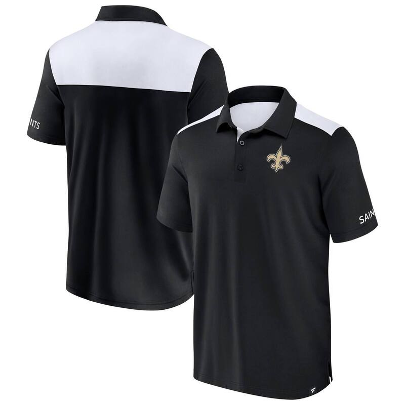 ̵ եʥƥ  T ȥåץ Men's Fanatics Black/White New Orleans Sa...