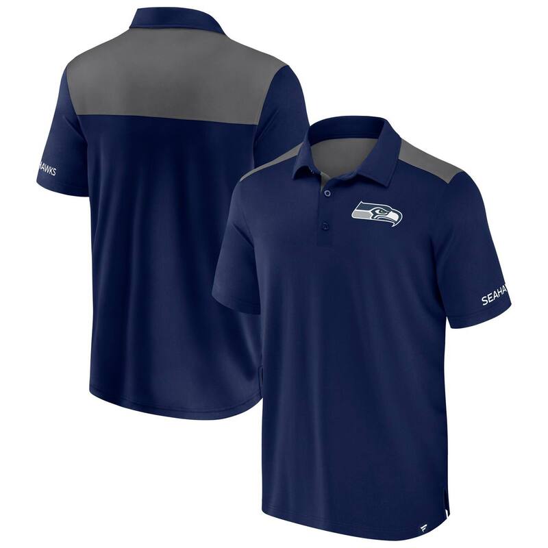 ̵ եʥƥ  T ȥåץ Men's Fanatics Navy/Gray Seattle Seahawks...