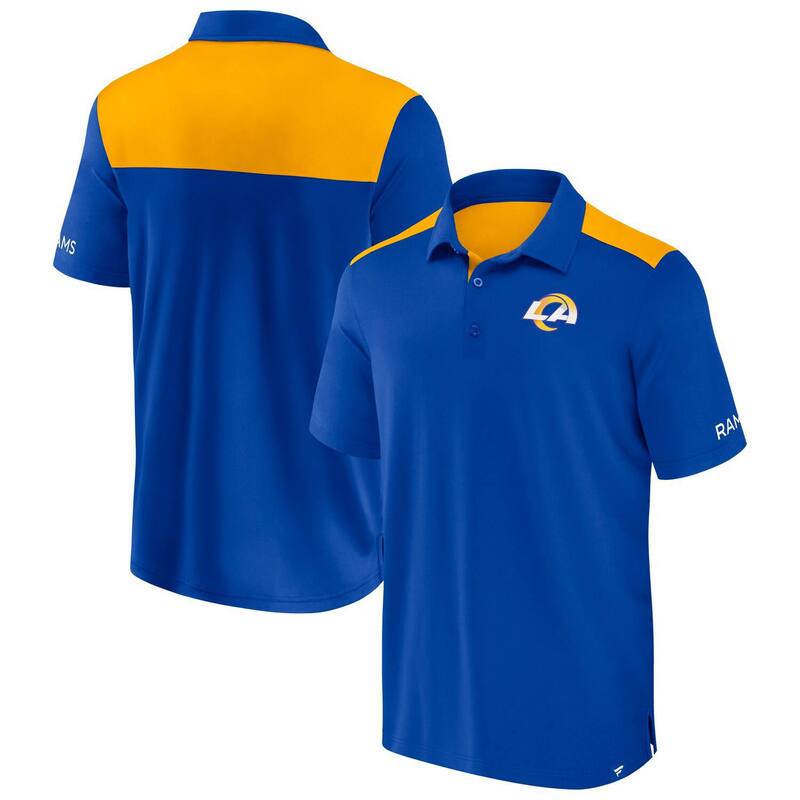̵ եʥƥ  T ȥåץ Men's Fanatics Royal/Gold Los Angeles Ram...