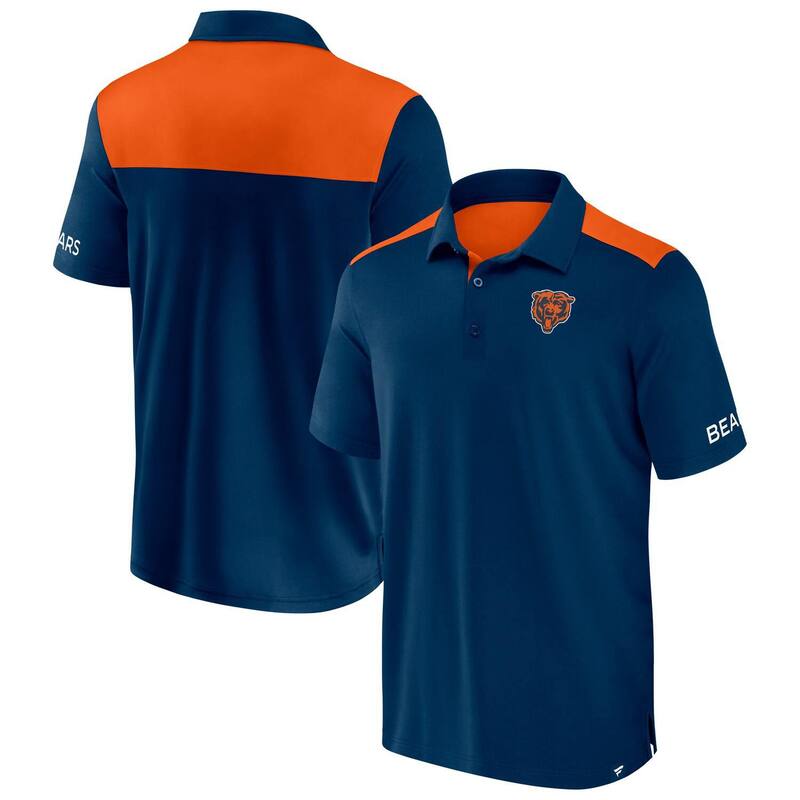 ̵ եʥƥ  T ȥåץ Men's Fanatics Navy/Orange Chicago Bears ...