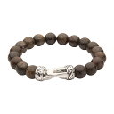 【送料無料】 アンブランデッド メンズ ブレスレット・バングル・アンクレット アクセサリー Men's Gemstone Bead Bracelet Bronz...