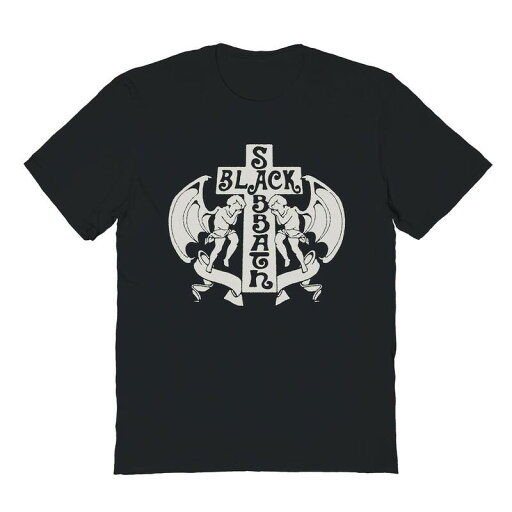【送料無料】 ライセンス キャラクター メンズ Tシャツ トップス Men's Black Sabbath Cherub Cross Graphic Tee Black 【送料無料】 ライセンス キャラクター メンズ Tシャツ トップス Men's Black Sabbath Cherub Cross Graphic Tee Black
