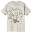 【送料無料】 ライセンス キャラクター メンズ Tシャツ トップス Men's Khargo Outdoor Rec. Div. Graphic Tee Off White